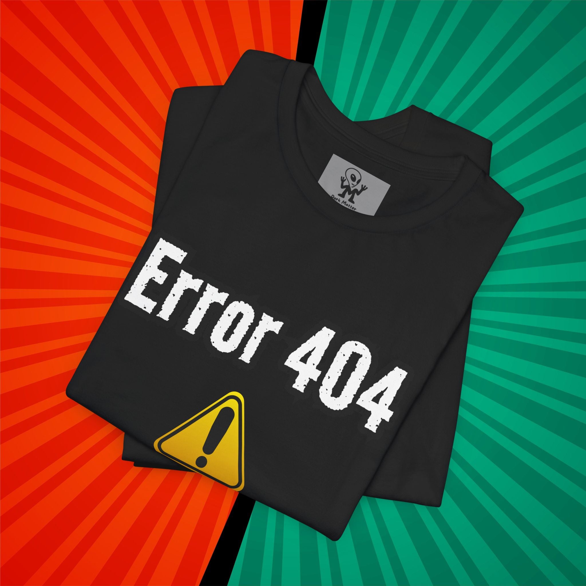 Error 404: Monday Detected T‑Shirt — Funny Tech Humor Tee for Geeks & Monday Haters
