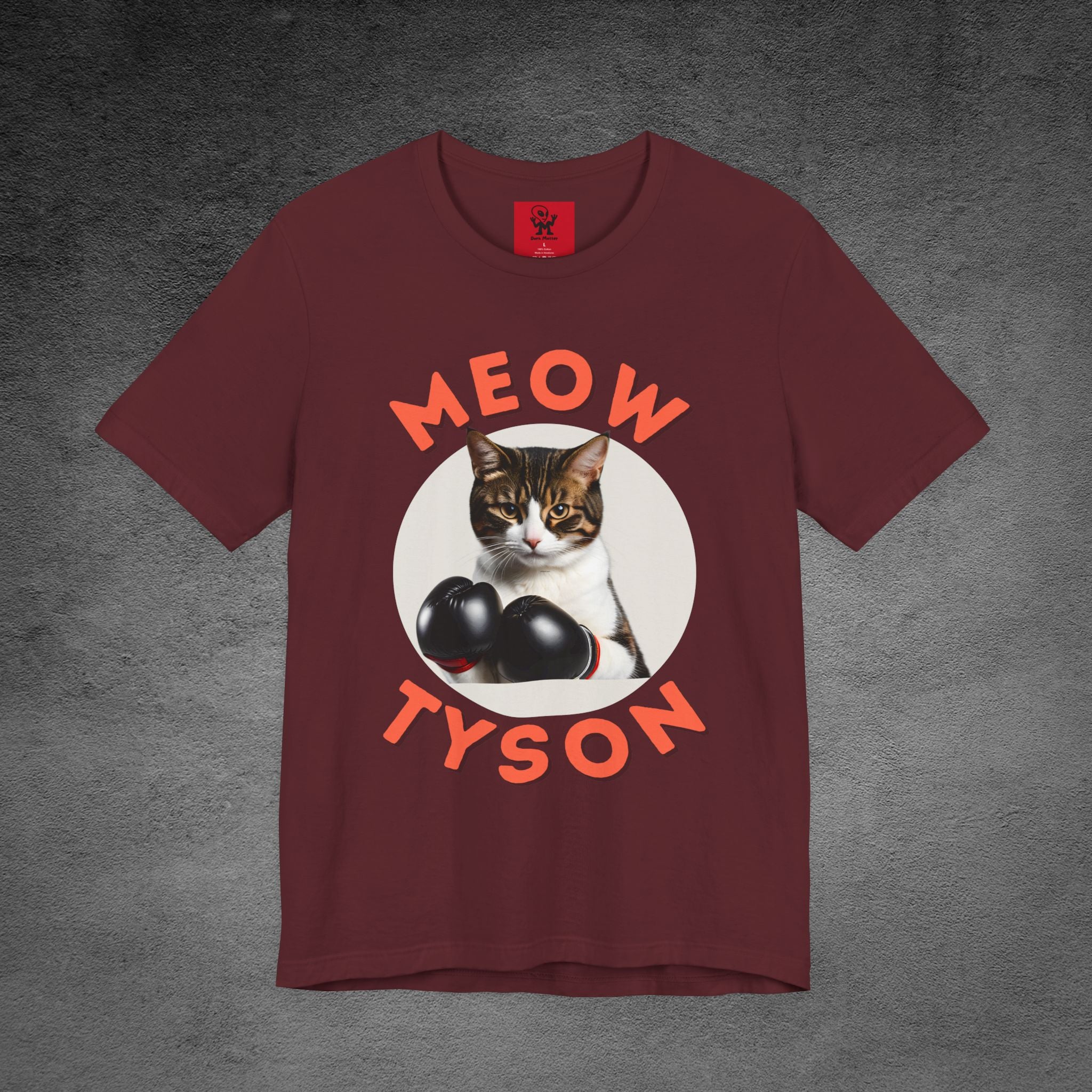 Meow Tyson T-shirt – Funny Cat Boxing Pun Graphic Tee