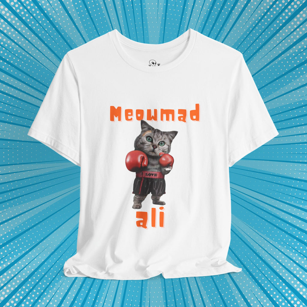 Meowmad Ali T-shirt – Funny Cat Boxing Pun Graphic Tee