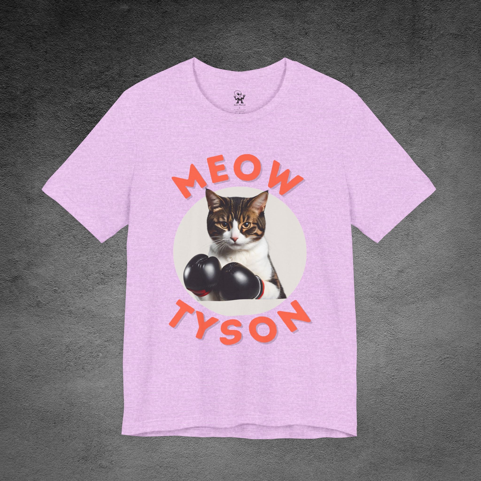 Meow Tyson T-Shirt – Funny Cat Pun Boxing Tee for Cat Lovers, boxing humor, Animal puns