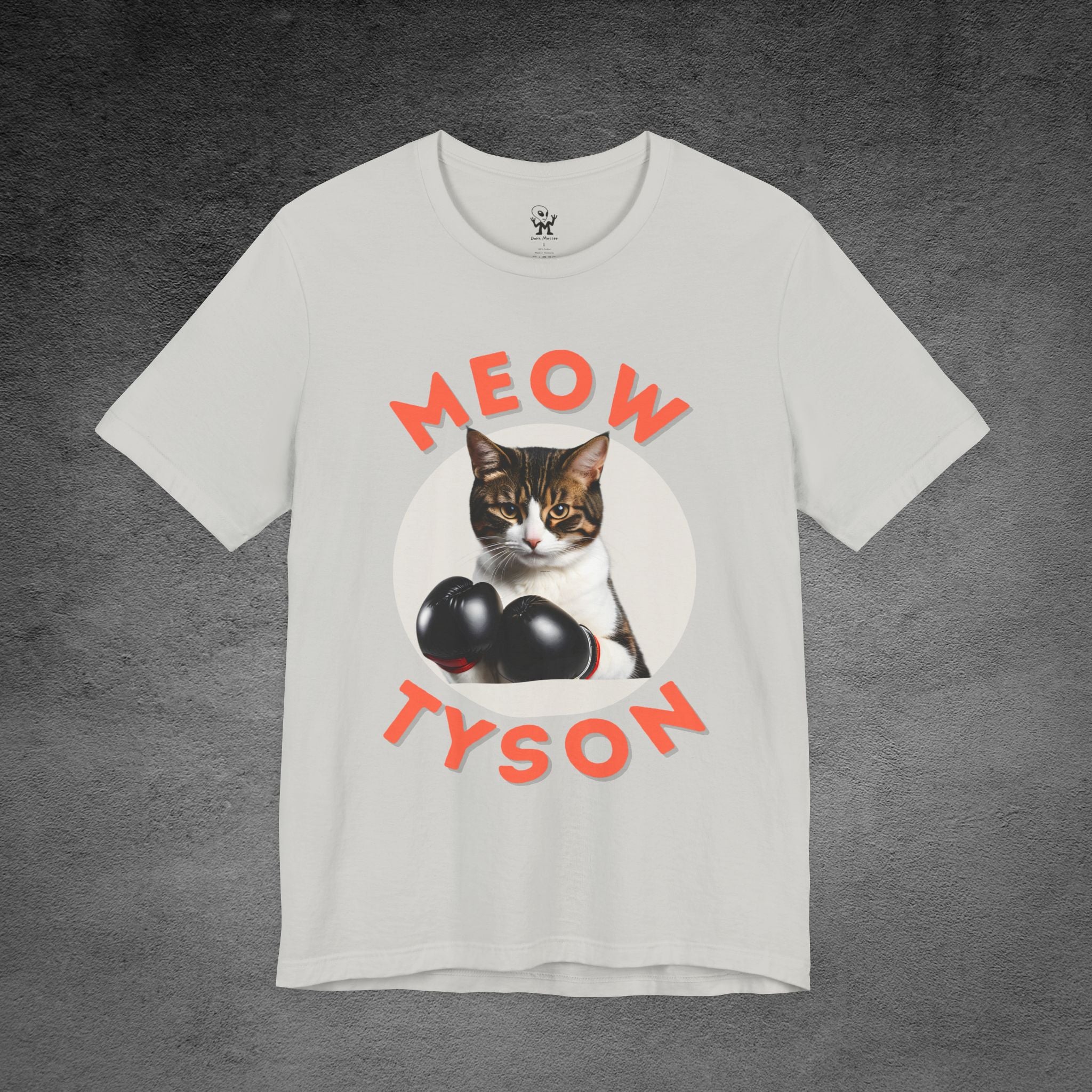 Meow Tyson T-Shirt – Funny Cat Pun Boxing Tee for Cat Lovers, boxing humor, Animal puns