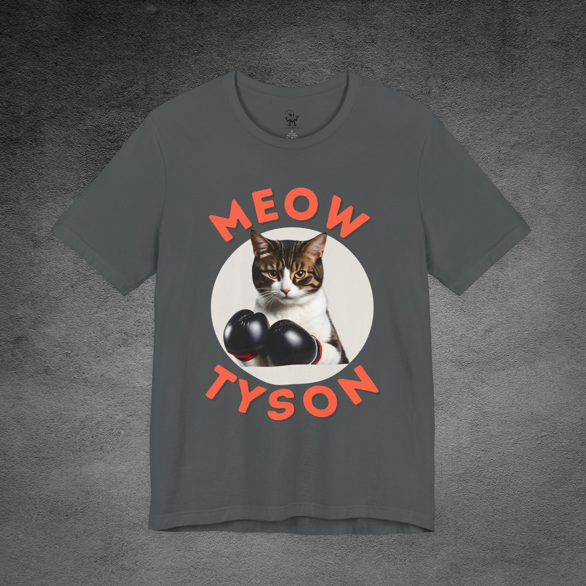 Meow Tyson T-shirt – Funny Cat Boxing Pun Graphic Tee