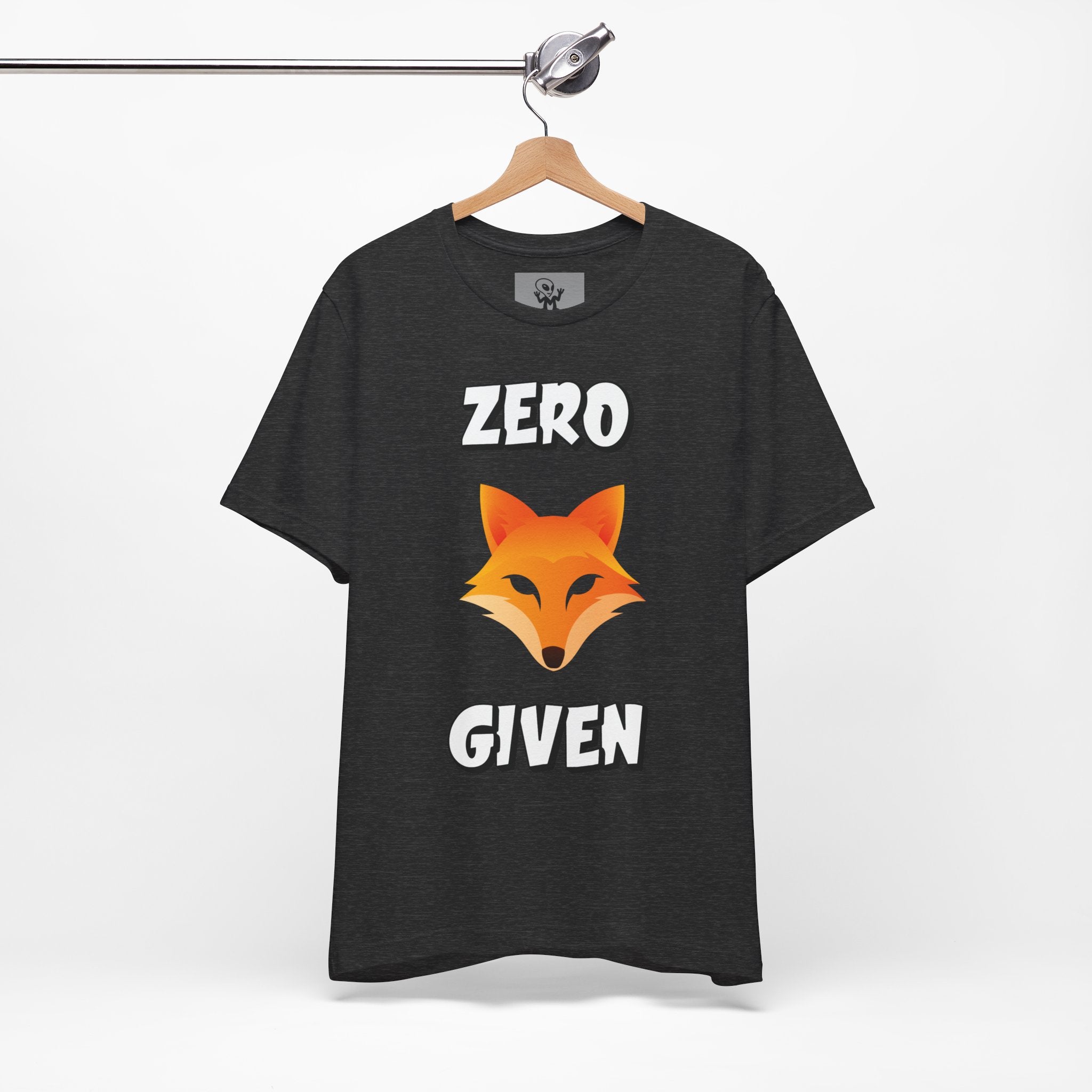 "Zero Fox Given" 🦊Funny Fox Unisex Tee, Casual Shirt, Funny T-Shirt, Nature Lovers & dark humor mix