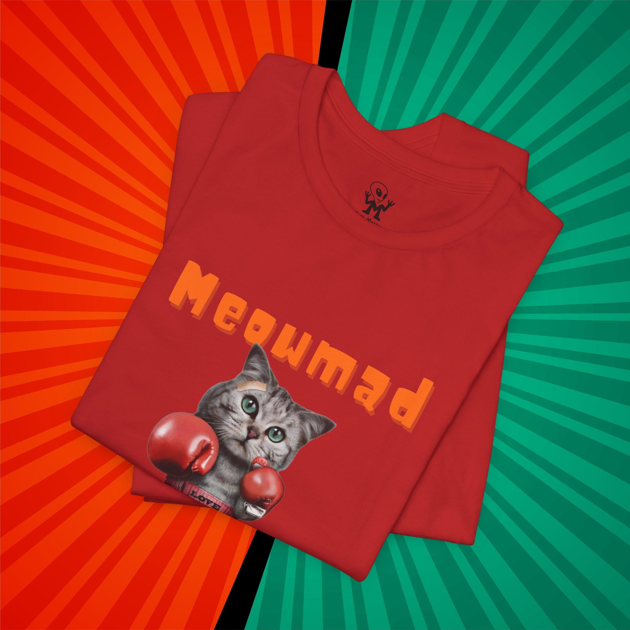 Meowmad Ali T-shirt – Funny Cat Boxing Pun Graphic Tee