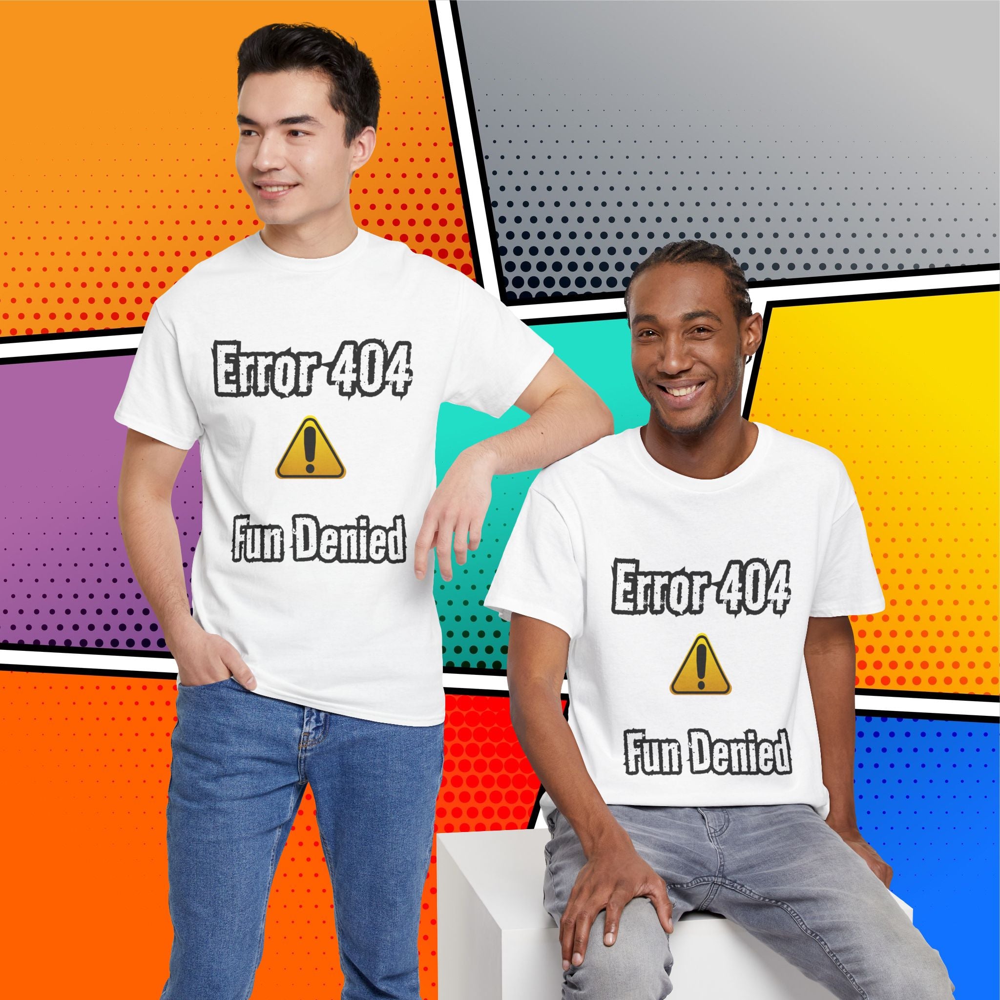 Error 404: Fun Denied T-Shirt | Anti-Social Sarcasm wear