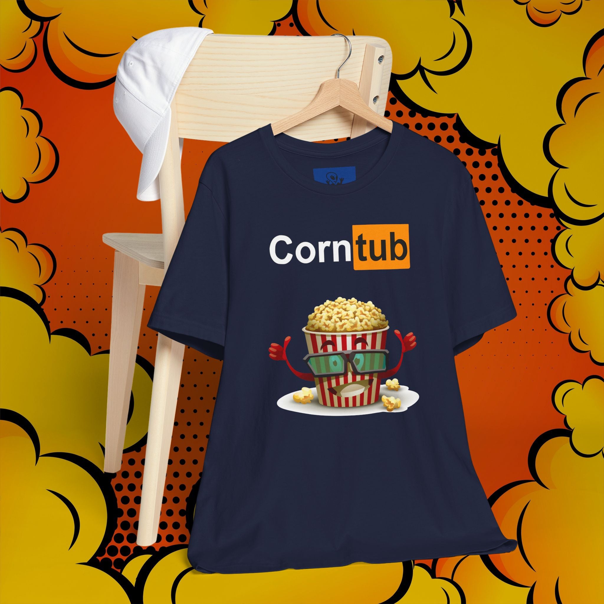 Corn Tub -Dark humor Unisex tee, Best to gift your friends who have messed up humor, or wear it yourself for a group movie night