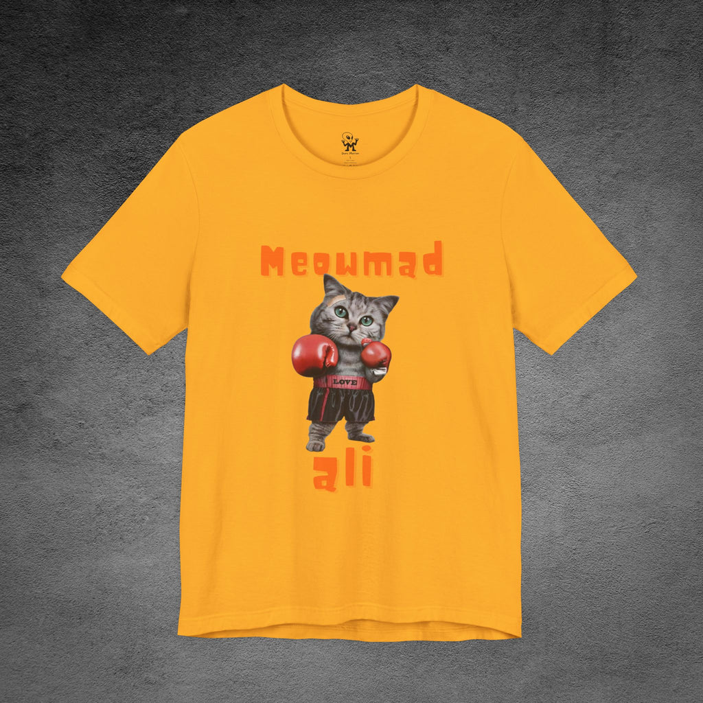 Meowmad Ali T-shirt – Funny Cat Boxing Pun Graphic Tee