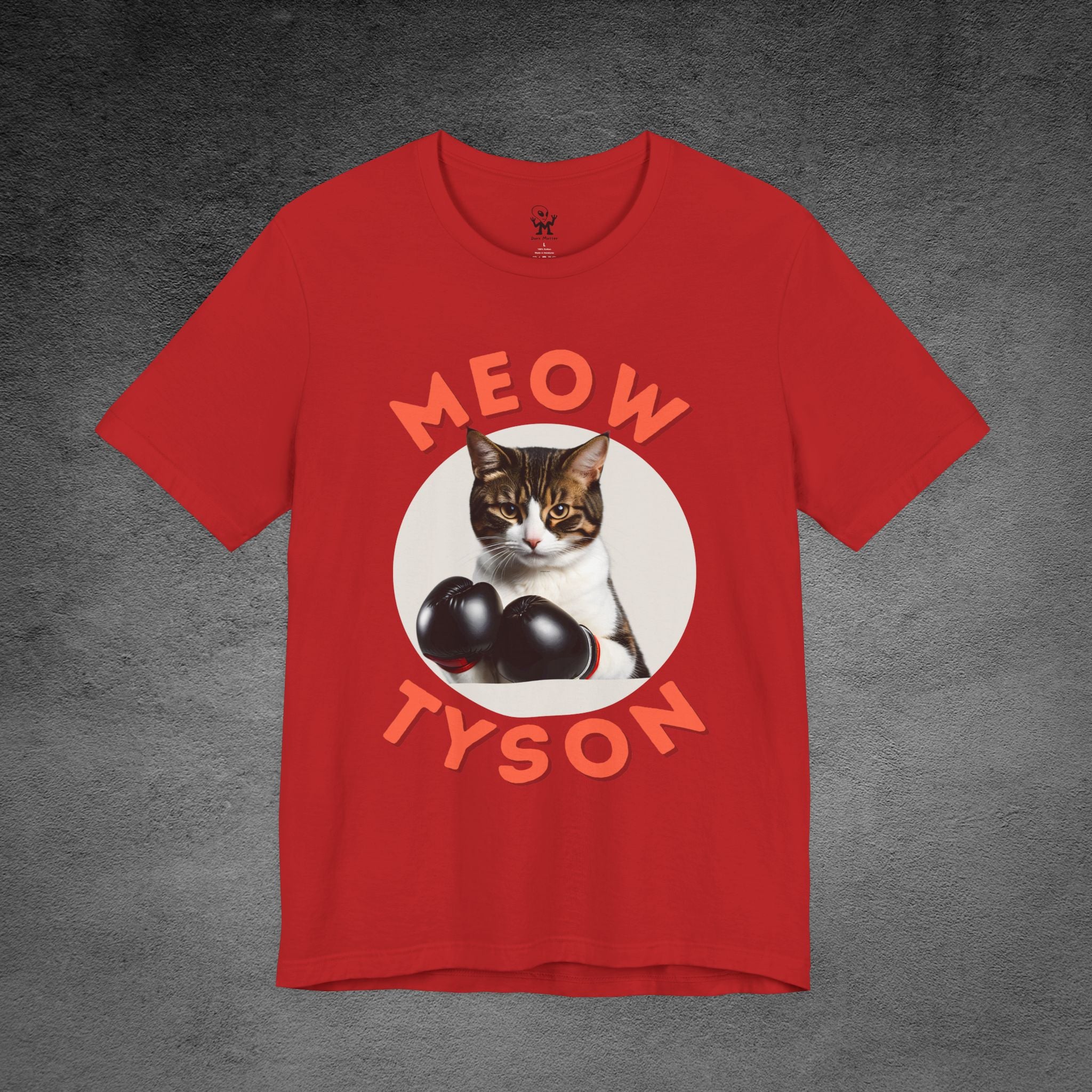 Meow Tyson T-shirt – Funny Cat Boxing Pun Graphic Tee