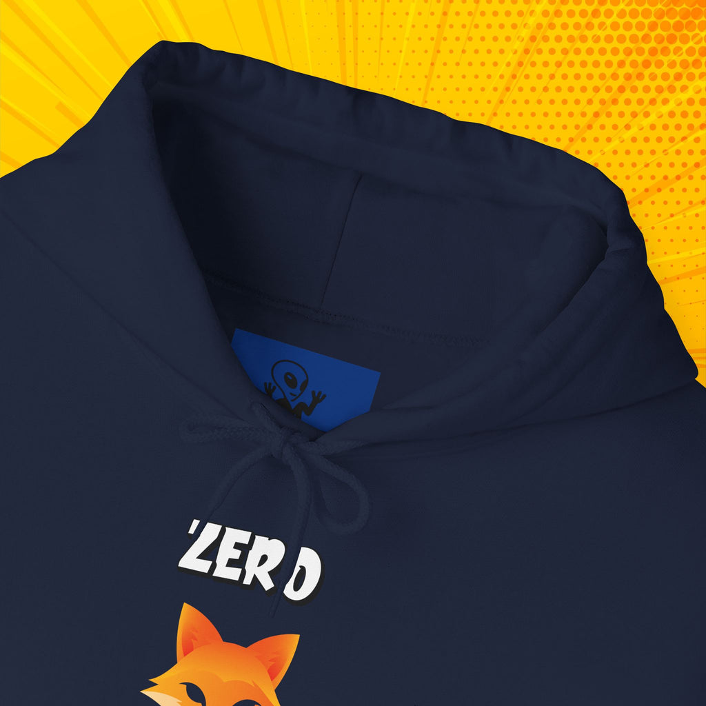 🦊Zero Fox Given Hoodie | Funny animal Pun Sarcastic Hoodie| Dark Humor Streetwear | Unisex Heavy Blend