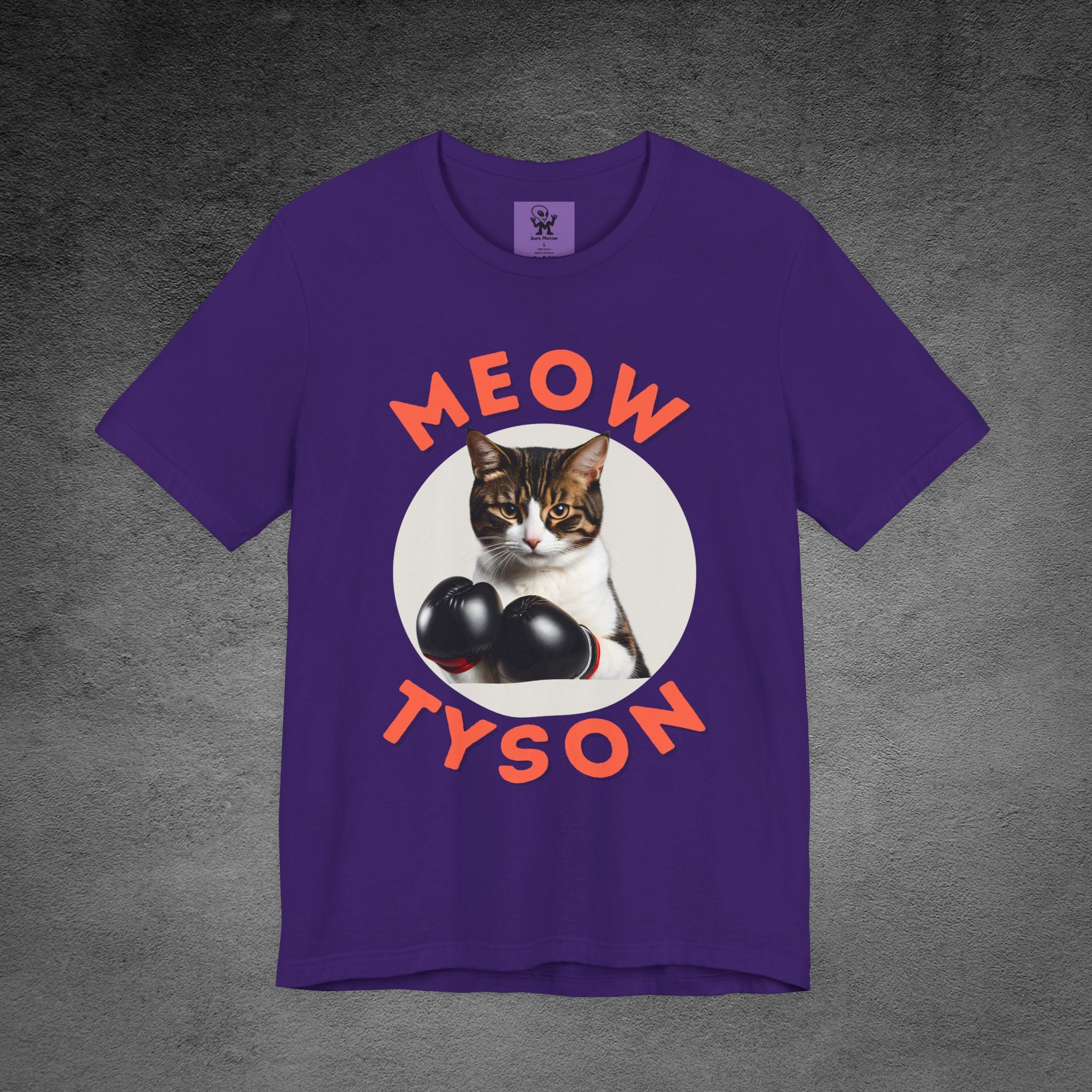 Meow Tyson T-Shirt – Funny Cat Pun Boxing Tee for Cat Lovers, boxing humor, Animal puns