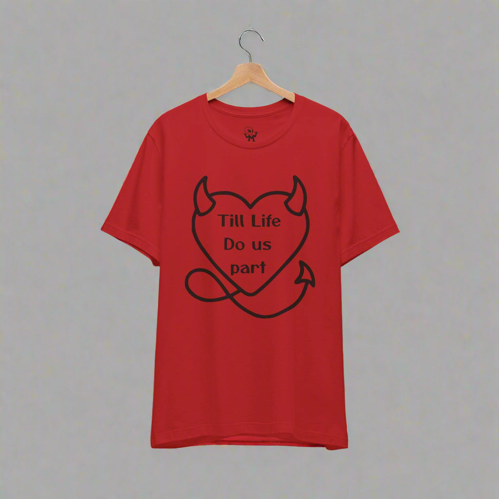 Till Life Do Us Part – Devilish Heart Graphic Tshirt