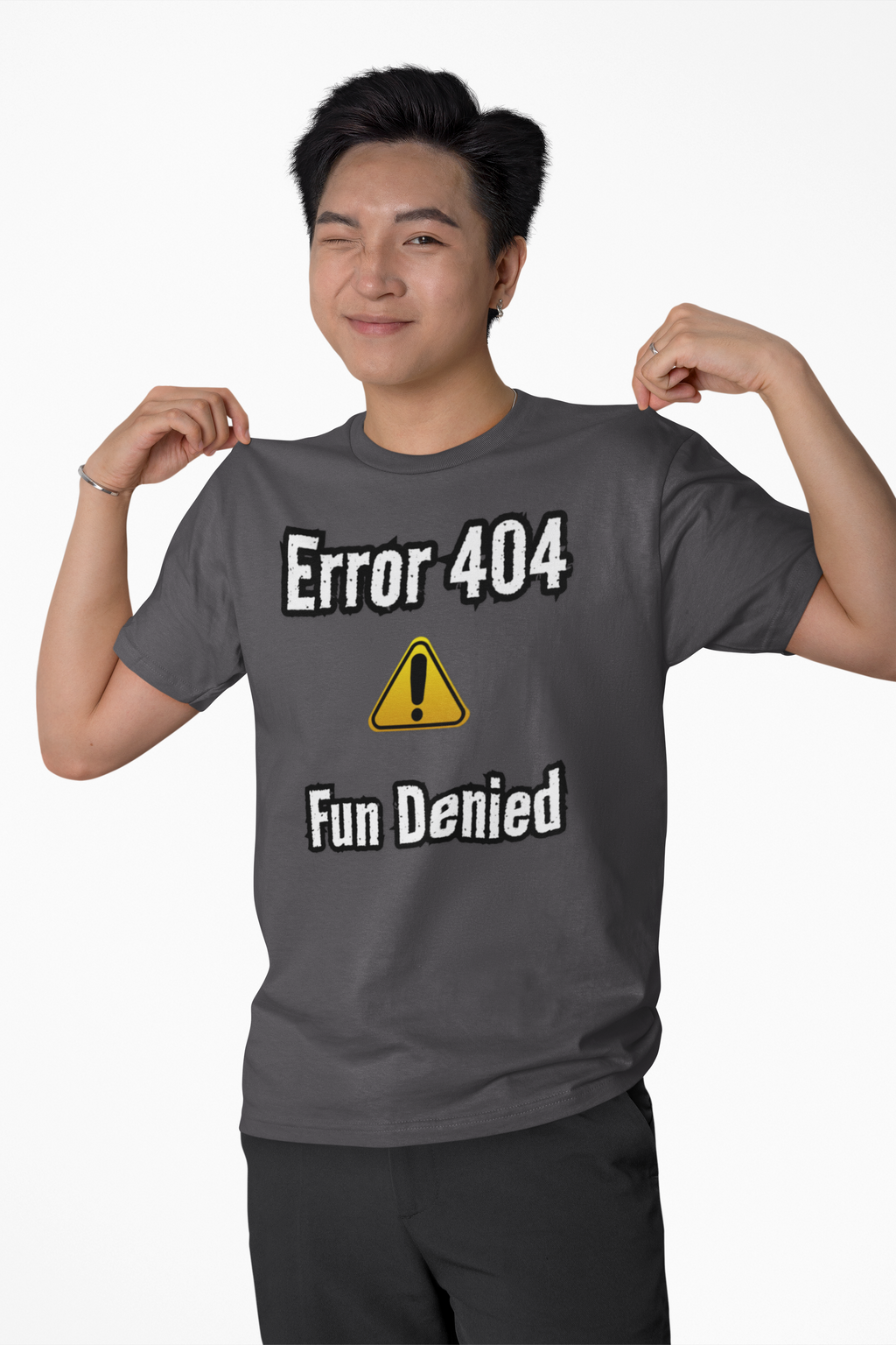 Error 404: Fun Denied T-Shirt | Anti-Social Sarcasm wear