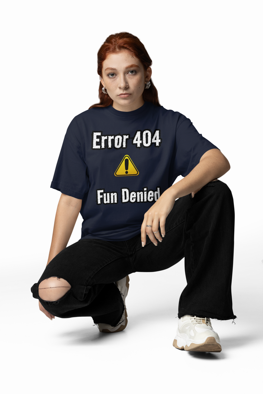 Error 404: Fun Denied T-Shirt | Anti-Social Sarcasm wear