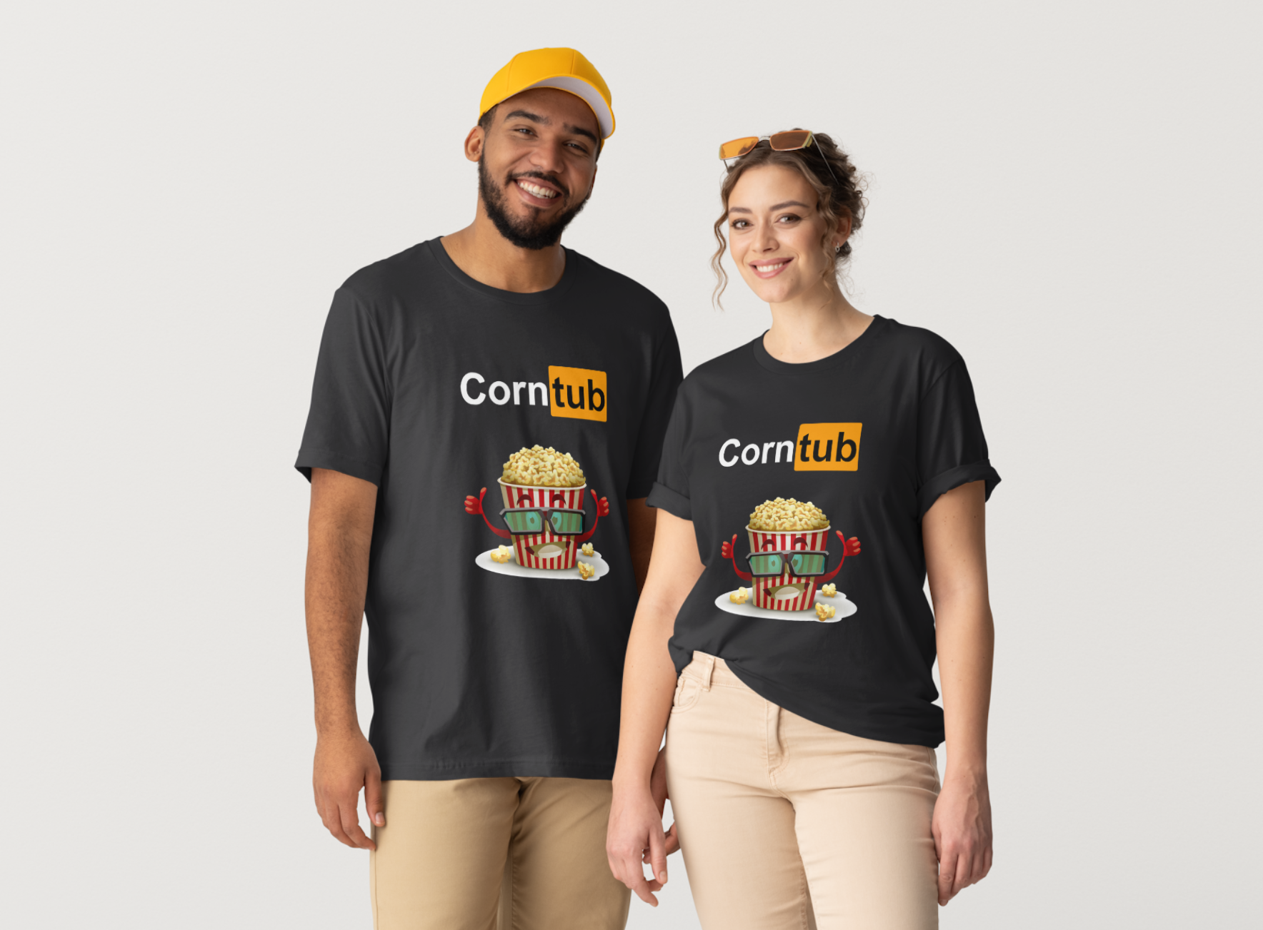 Corn Tub -Dark humor Unisex tee, Best to gift your friends who have messed up humor, or wear it yourself for a group movie night