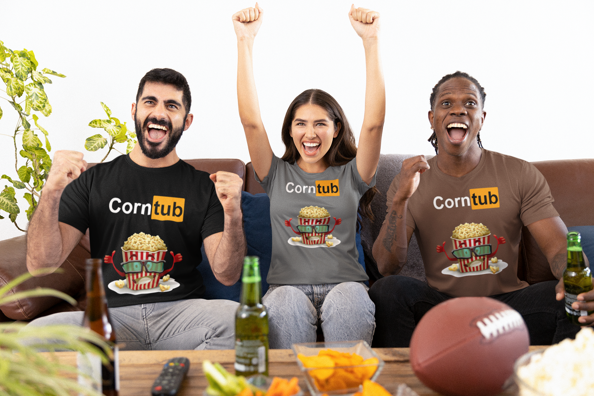 Corn Tub -Dark humor Unisex tee, Best to gift your friends who have messed up humor, or wear it yourself for a group movie night