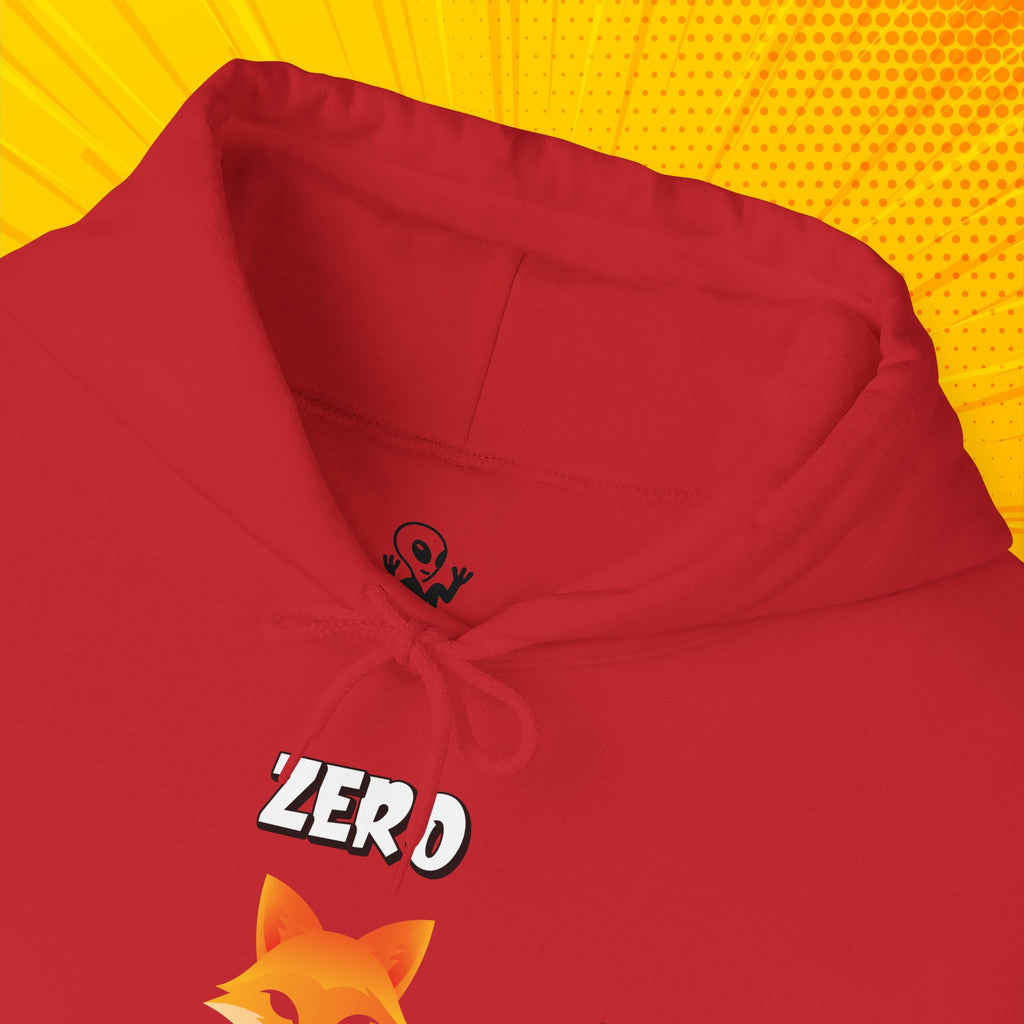 🦊Zero Fox Given Hoodie | Funny animal Pun Sarcastic Hoodie| Dark Humor Streetwear | Unisex Heavy Blend