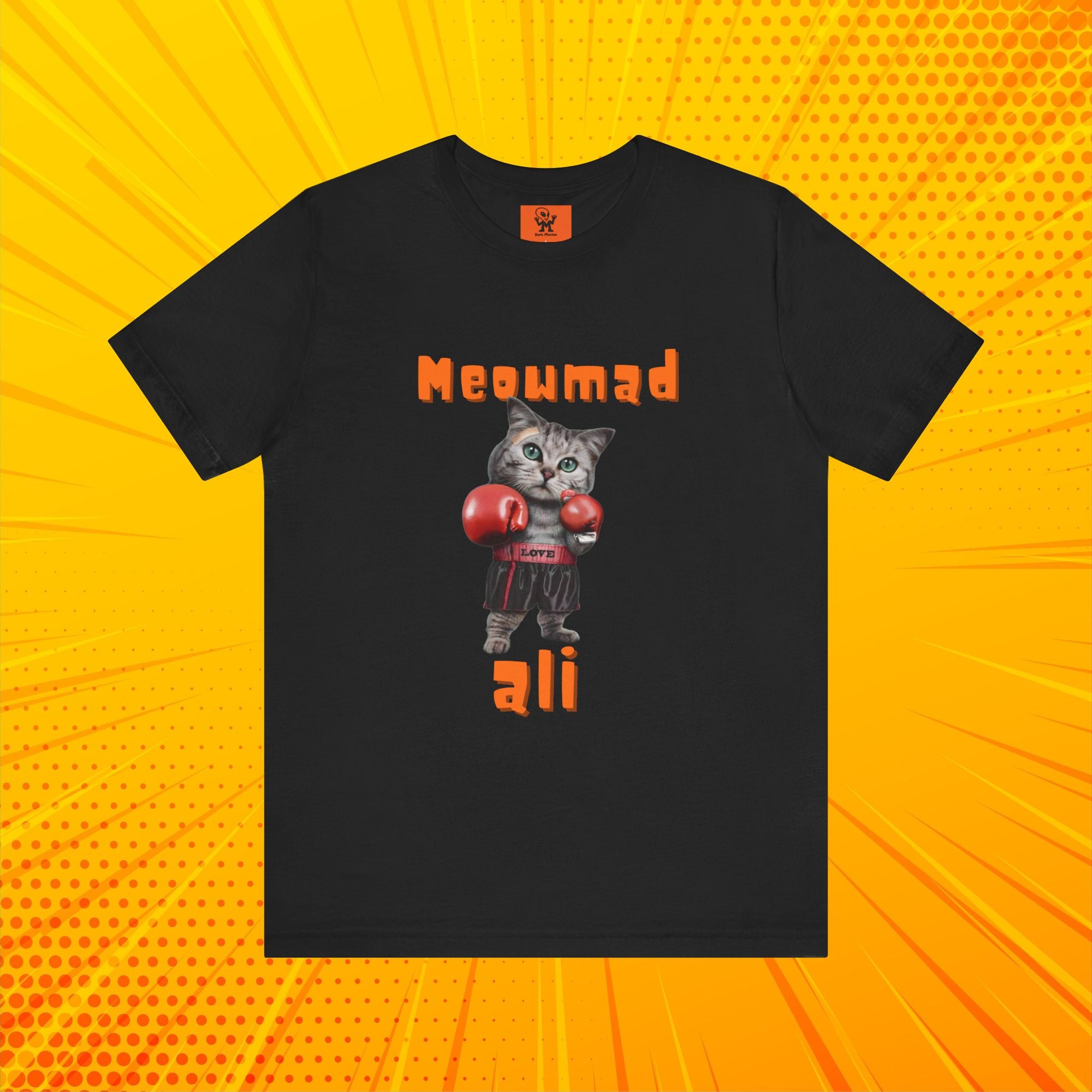 Meowmad Ali T-shirt – Funny Cat Boxing Pun Graphic Tee
