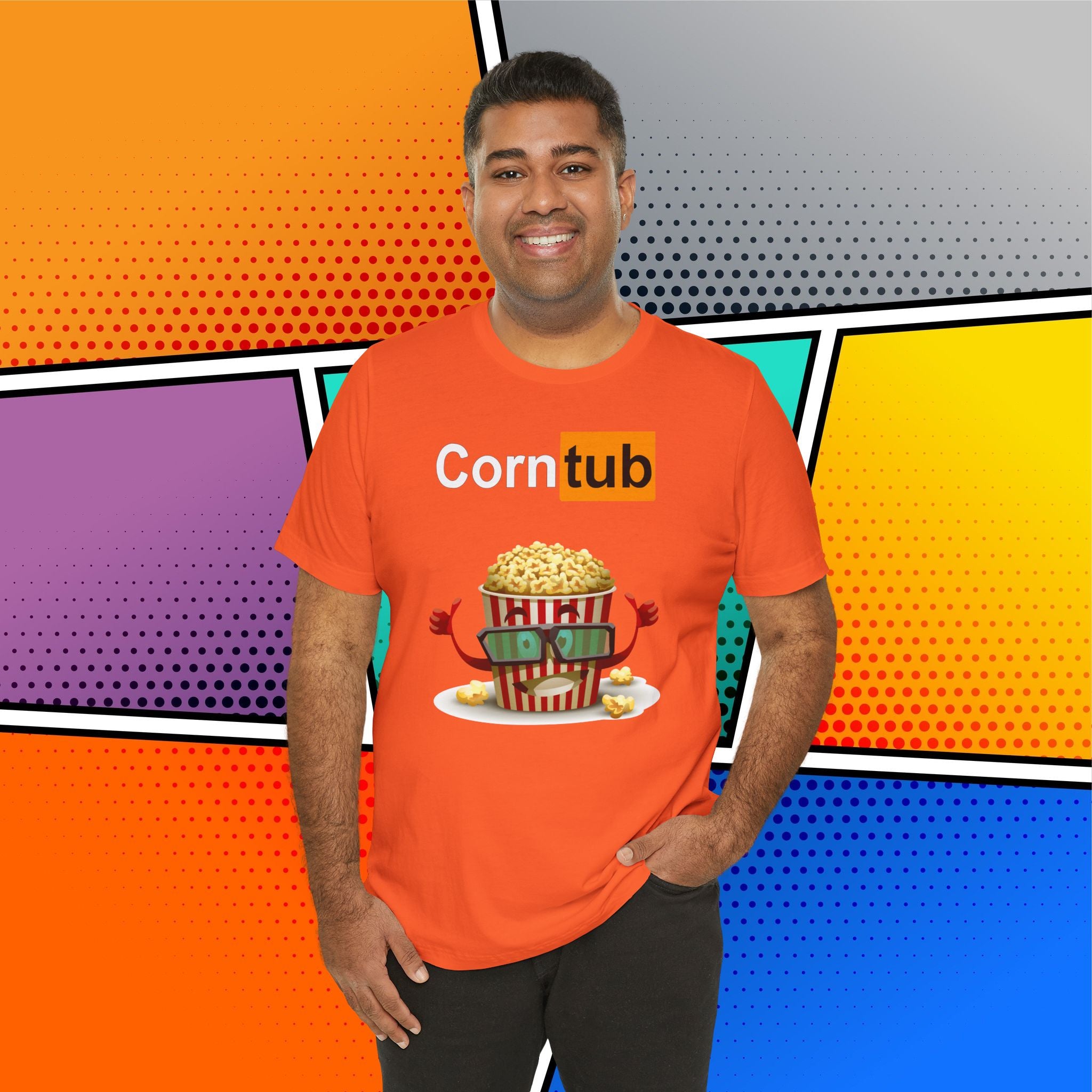 Corn Tub -Dark humor Unisex tee, Best to gift your friends who have messed up humor, or wear it yourself for a group movie night