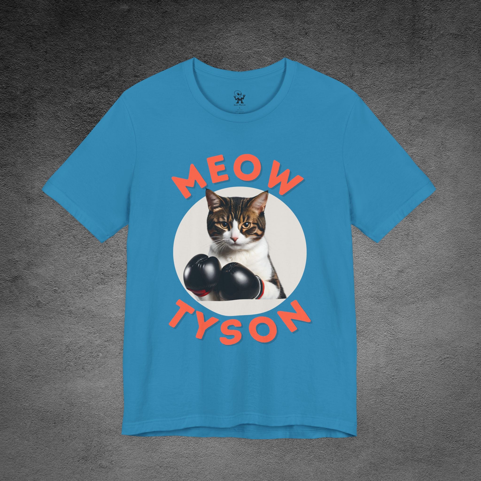 Meow Tyson T-Shirt – Funny Cat Pun Boxing Tee for Cat Lovers, boxing humor, Animal puns