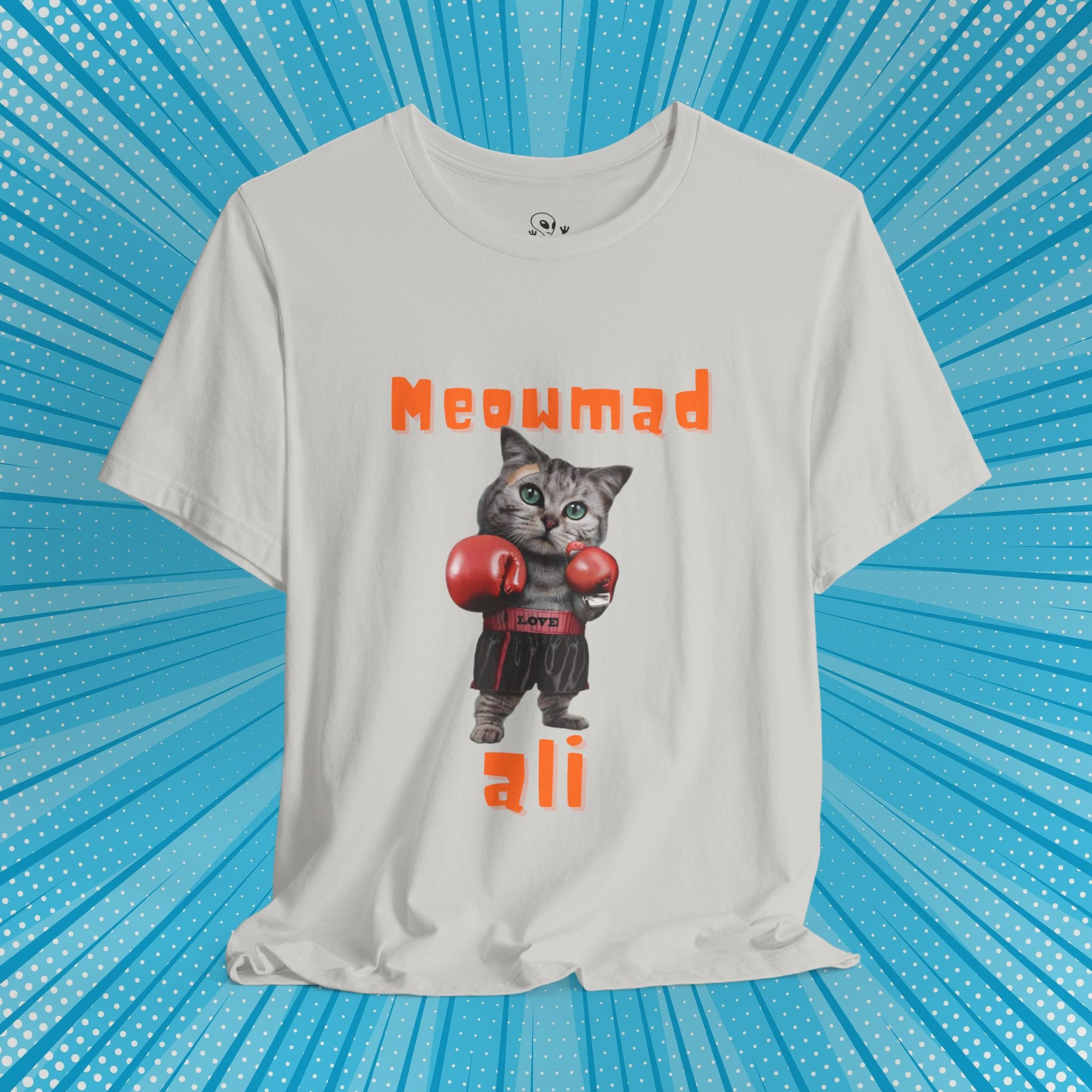 Meowmad Ali T-shirt – Funny Cat Boxing Pun Graphic Tee