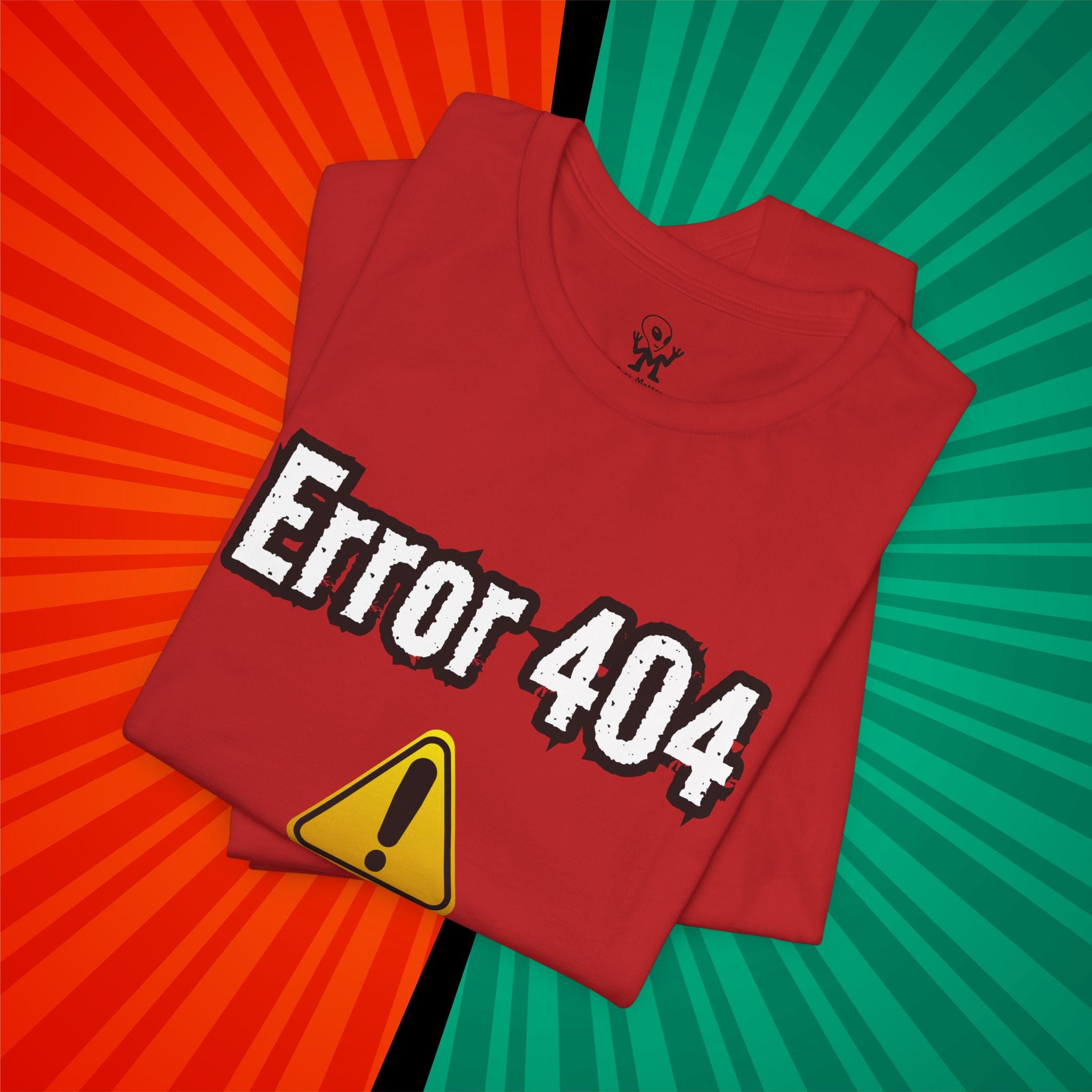 Error 404: Monday Detected T‑Shirt — Funny Tech Humor Tee for Geeks & Monday Haters
