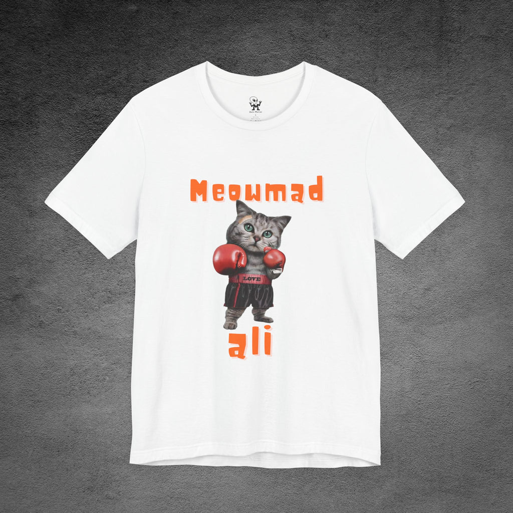 Meowmad Ali T-shirt – Funny Cat Boxing Pun Graphic Tee