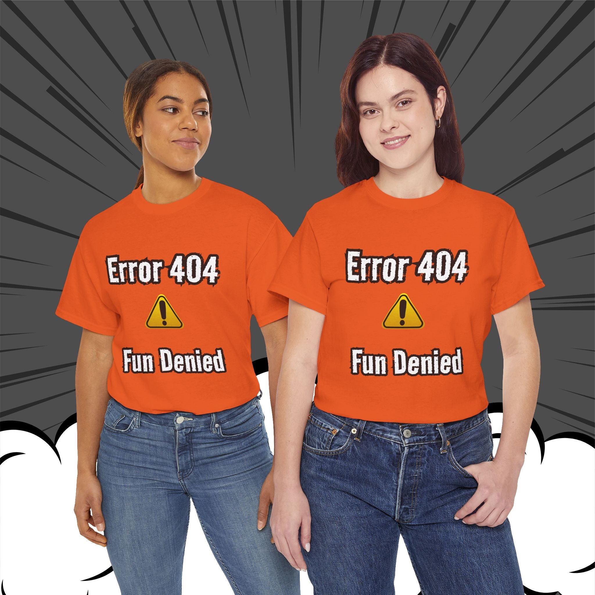 Error 404: Fun Denied T-Shirt | Anti-Social Sarcasm wear