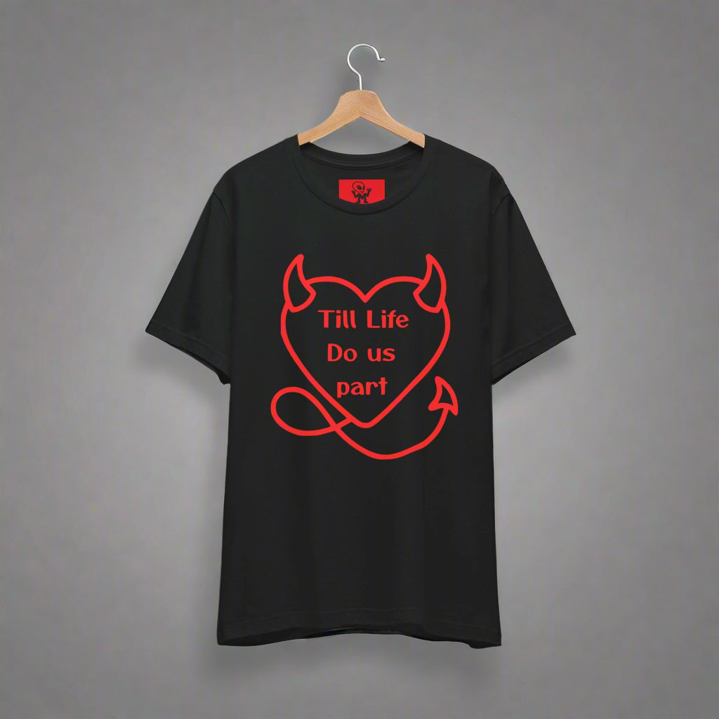 Till Life Do Us Part – Devilish Heart Graphic Tshirt