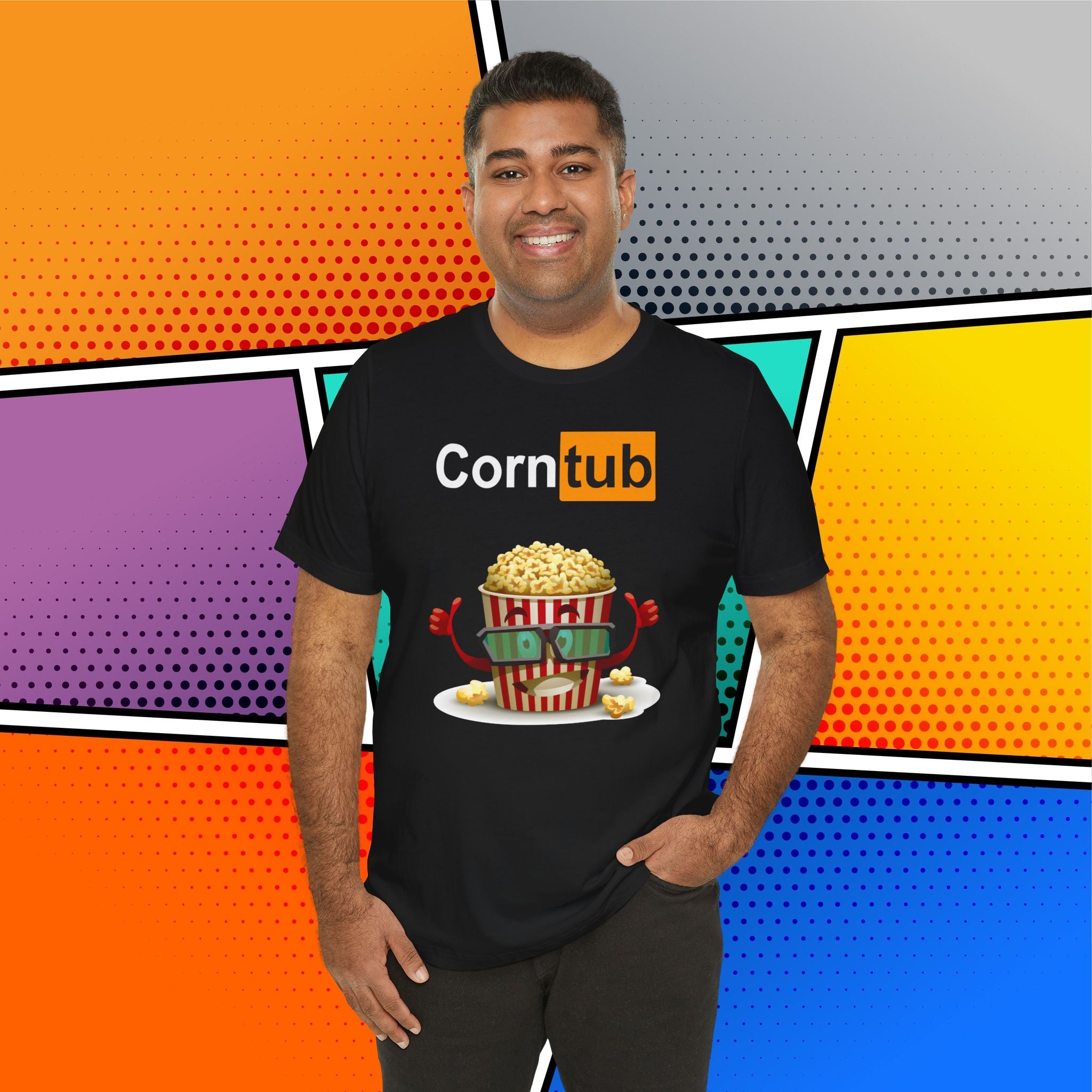 Corn Tub -Dark humor Unisex tee, Best to gift your friends who have messed up humor, or wear it yourself for a group movie night
